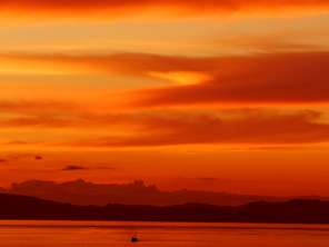 Sunset over Bohol Strait
