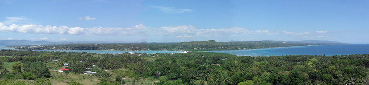 Panoramablick vom Bohol Vantage Resort